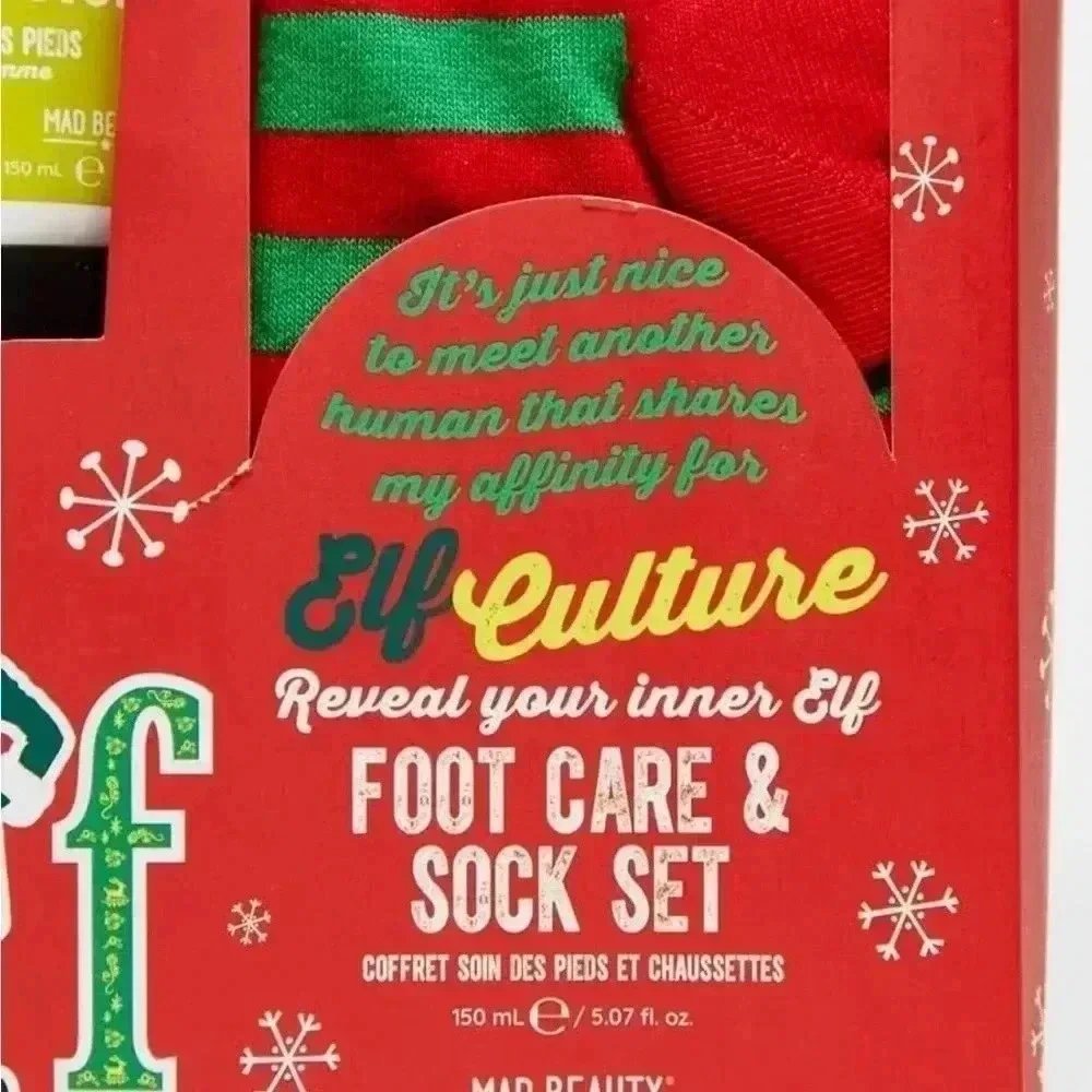 Elf Culture Foot Care & Sock Set NWT